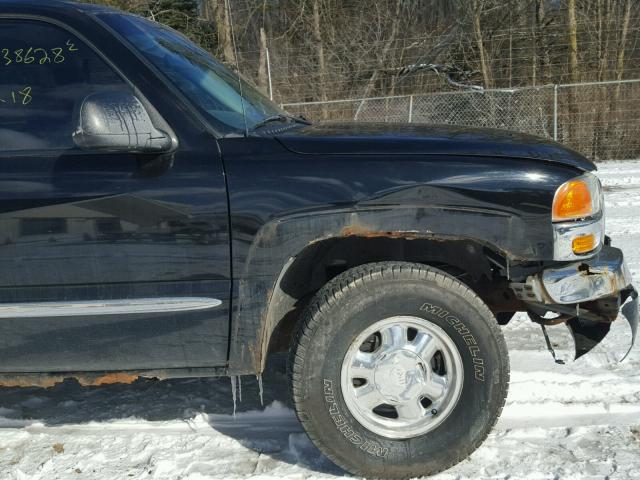 1GTEK19T93E232560 - 2003 GMC NEW SIERRA BLACK photo 9