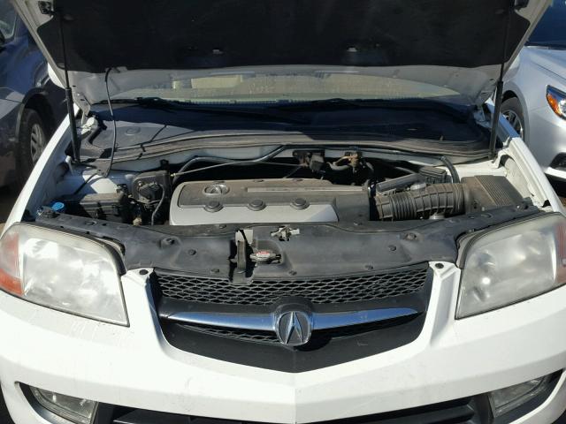 2HNYD18923H534045 - 2003 ACURA MDX TOURIN WHITE photo 7