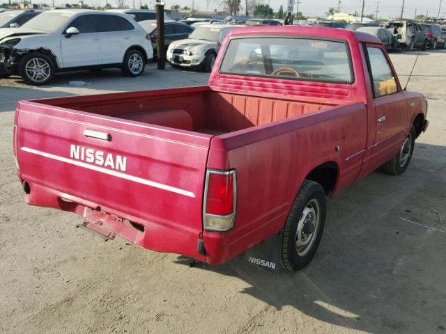 JN6ND01S5GX145284 - 1986 NISSAN 720 RED photo 4