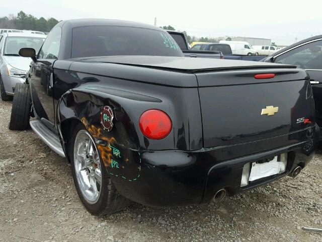 1GCES14H25B117208 - 2005 CHEVROLET SSR 黑色 照片 3