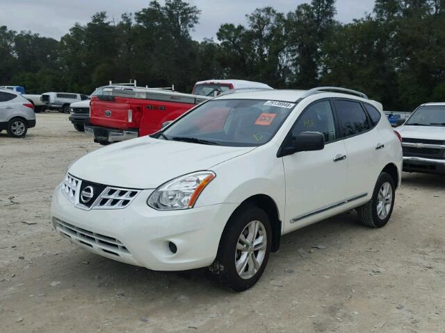 JN8AS5MT7FW670476 - 2015 NISSAN ROGUE SELE WHITE photo 2