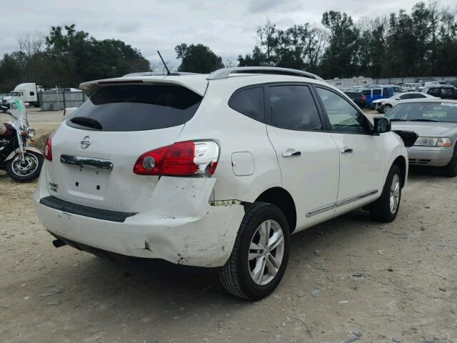 JN8AS5MT7FW670476 - 2015 NISSAN ROGUE SELE WHITE photo 4