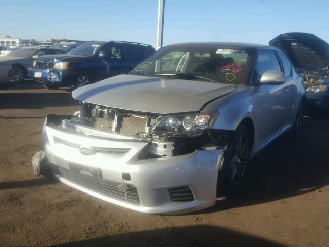 JTKJF5C7XD3048143 - 2013 TOYOTA SCION TC 银色 照片 2
