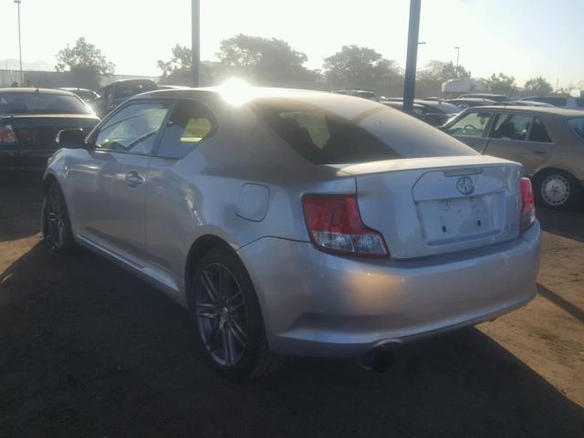 JTKJF5C7XD3048143 - 2013 TOYOTA SCION TC 银色 照片 3