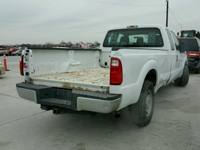 1FT7X2A64DEA20219 - 2013 FORD F250 SUPER WHITE photo 4