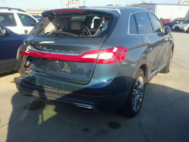 2LMTJ6LR5GBL66553 - 2016 LINCOLN MKX RESERV BLUE photo 4