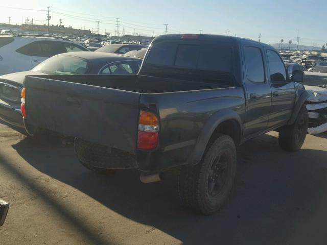 5TEGN92N94Z357969 - 2004 TOYOTA TACOMA DOU BLACK photo 4