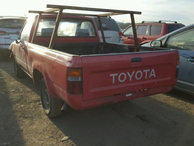 4TARN81A0NZ006345 - 1992 TOYOTA PICKUP RED photo 3