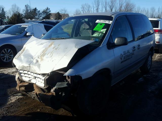 1P4GP45G8XB621858 - 1999 PLYMOUTH VOYAGER SE SILVER photo 2