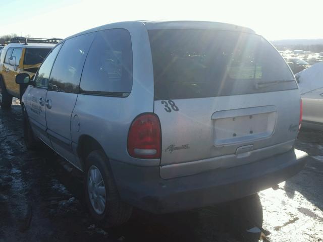 1P4GP45G8XB621858 - 1999 PLYMOUTH VOYAGER SE SILVER photo 3