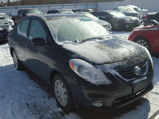 3N1CN7AP8DL878046 - 2013 NISSAN VERSA S BLACK photo 1