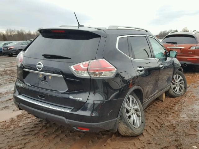 5N1AT2MV3FC911228 - 2015 NISSAN ROGUE S BLACK photo 4