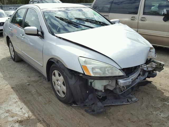 3HGCM564X7G711690 - 2007 HONDA ACCORD LX SILVER photo 1