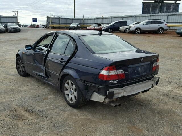 WBAEV33495KW17249 - 2005 BMW 325 I BLUE photo 3