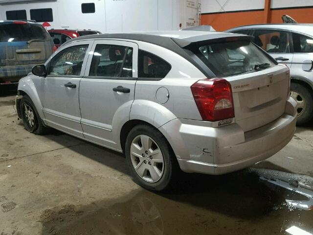 1B3HB48B97D532068 - 2007 DODGE CALIBER SX GRAY photo 3