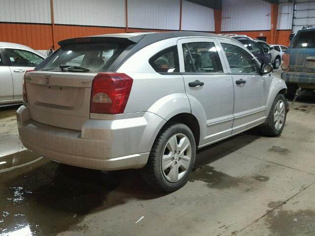 1B3HB48B97D532068 - 2007 DODGE CALIBER SX GRAY photo 4