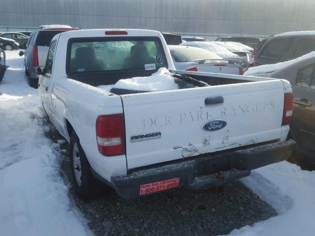 1FTYR10U07PA92553 - 2007 FORD RANGER WHITE photo 3