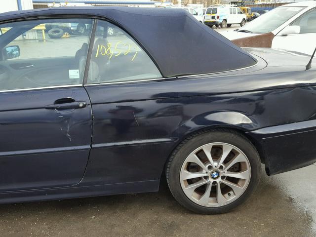 WBABW53444PL41415 - 2004 BMW 330 CI BLUE photo 9