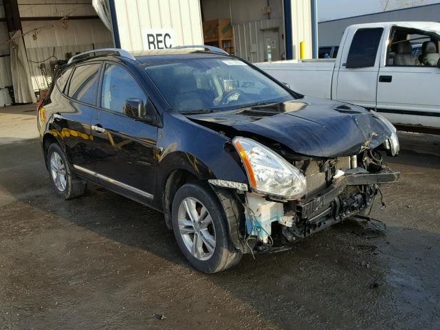 JN8AS5MV3DW603694 - 2013 NISSAN ROGUE S BLACK photo 1