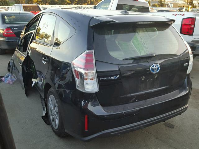 JTDZN3EU1GJ049833 - 2016 TOYOTA PRIUS V BLACK photo 3