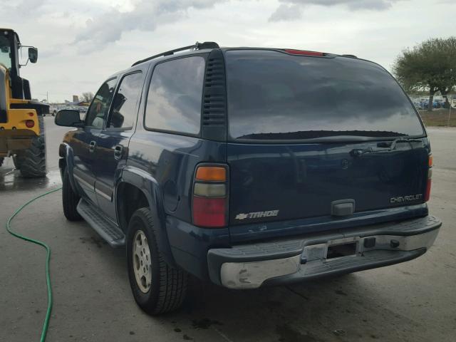 1GNEC13VX5R147141 - 2005 CHEVROLET TAHOE C150 BLUE photo 3