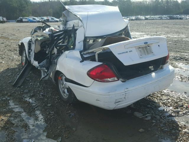 1FAFP53U76A170589 - 2006 FORD TAURUS SE WHITE photo 3