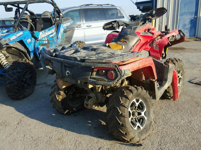 3JBLKHN12EJ000047 - 2014 CAN-AM OUTLANDER RED photo 4