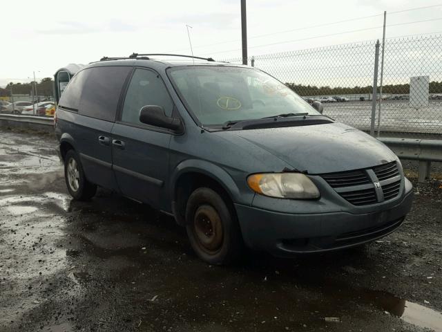 1D4GP45R15B161304 - 2005 DODGE CARAVAN SX BLUE photo 1