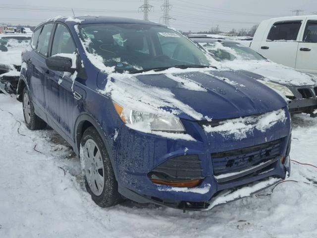 1FMCU0F74FUA88280 - 2015 FORD ESCAPE S BLUE photo 1