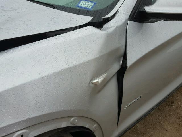 5UXWX9C52D0A30657 - 2013 BMW X3 XDRIVE2 SILVER photo 10