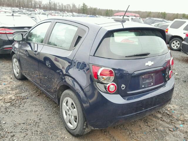 1G1JA6SG7F4152348 - 2015 CHEVROLET SONIC LS BLUE photo 3