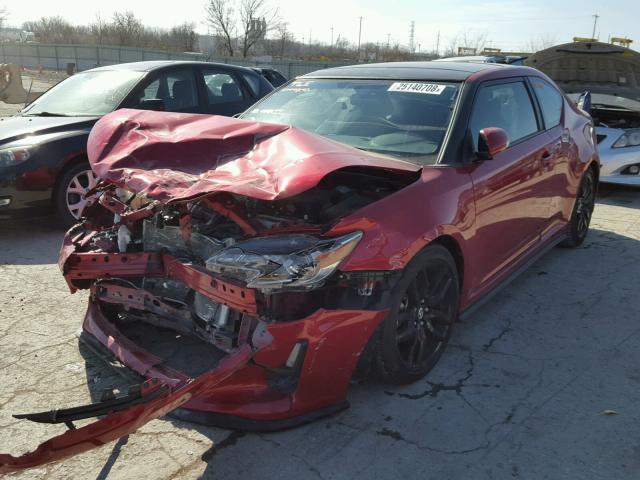 JTKJF5C71GJ025477 - 2016 TOYOTA SCION TC 红色 照片 2