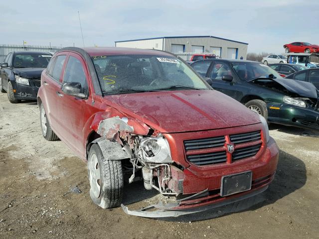 1B3HB28B47D218073 - 2007 DODGE CALIBER RED photo 1