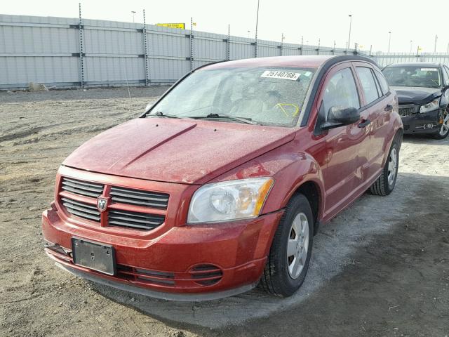 1B3HB28B47D218073 - 2007 DODGE CALIBER RED photo 2