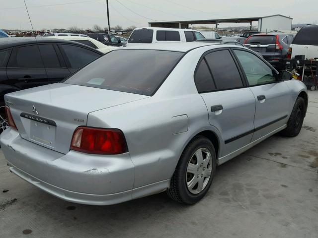 4A3AA36G32E060803 - 2002 MITSUBISHI GALANT DE SILVER photo 4