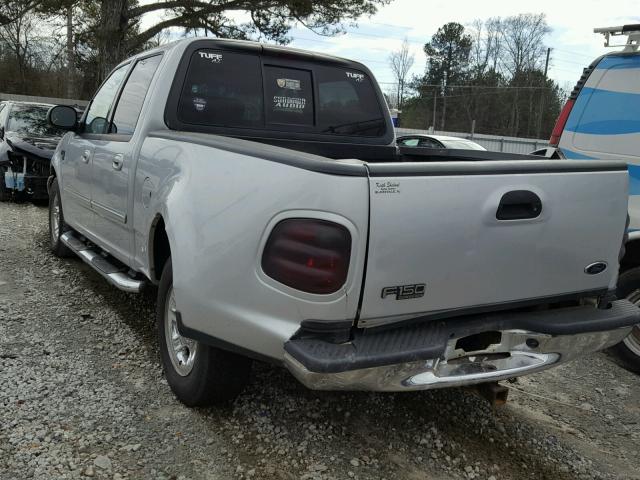 1FTRW07L62KD75579 - 2002 FORD F150 SUPER SILVER photo 3