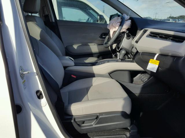 3CZRU5H79GM731263 - 2016 HONDA HR-V EXL WHITE photo 5