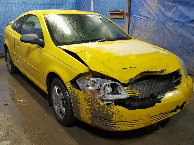 1G1AK15F767740798 - 2006 CHEVROLET COBALT LS YELLOW photo 1