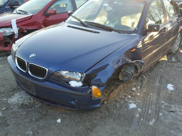 WBAEU33414PR09482 - 2004 BMW 325 XI BLUE photo 9