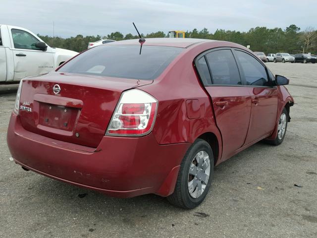 3N1AB61E28L721417 - 2008 NISSAN SENTRA 2.0 RED photo 4