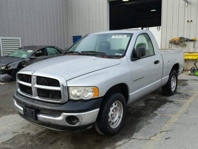 1D7HA16N45J655505 - 2005 DODGE RAM 1500 S SILVER photo 2