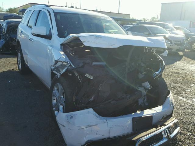 1C4RDJDG2DC698205 - 2013 DODGE DURANGO CR WHITE photo 1