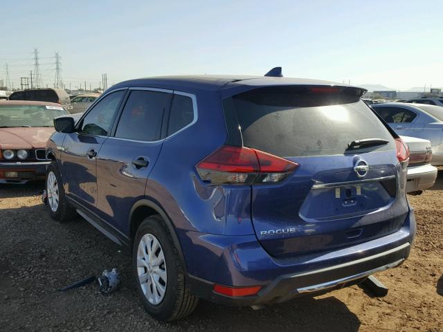 5N1AT2MT3HC813348 - 2017 NISSAN ROGUE S BLUE photo 3