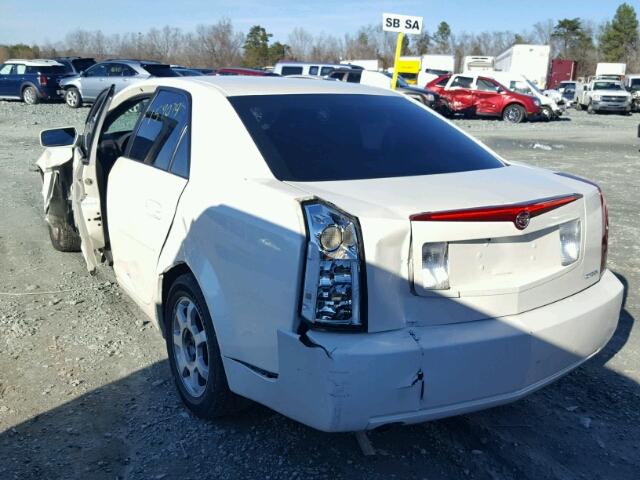 1G6DM57N130165115 - 2003 CADILLAC CTS WHITE photo 3