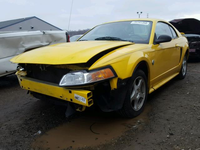 1FAFP406X4F209790 - 2004 FORD MUSTANG YELLOW photo 2