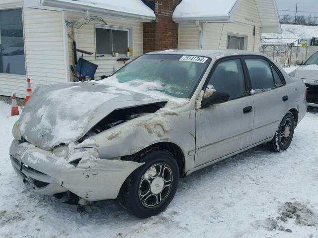 1Y1SK528X1Z439234 - 2001 CHEVROLET GEO PRIZM 银色 照片 2