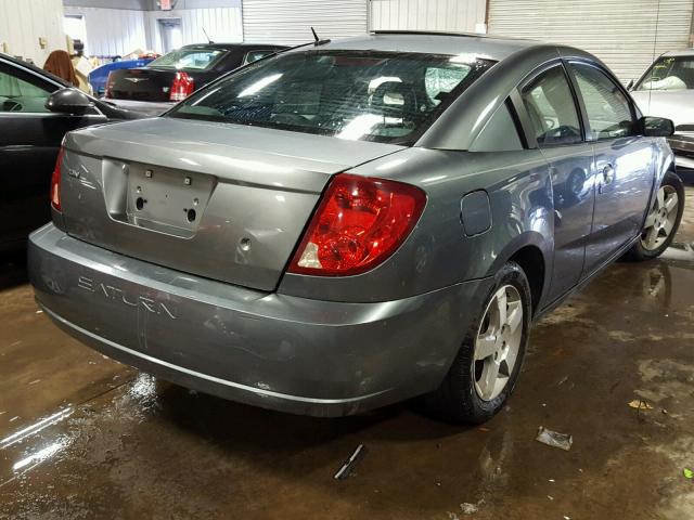 1G8AV18F37Z111758 - 2007 SATURN ION LEVEL GRAY photo 4