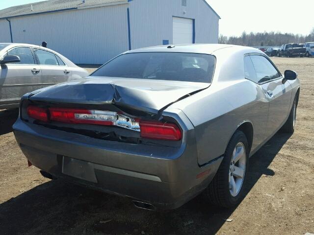 2B3CJ4DG7BH570280 - 2011 DODGE CHALLENGER GRAY photo 4