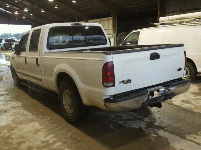 1FTNW20F9XEF03043 - 1999 FORD F250 SUPER WHITE photo 3