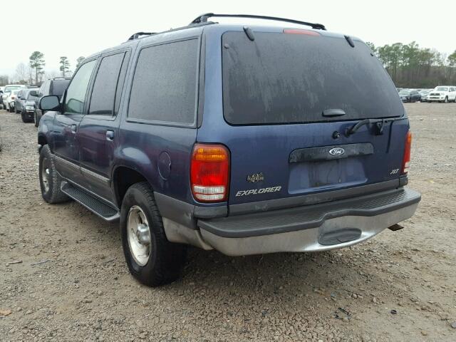 1FMZU63E0YZC58415 - 2000 FORD EXPLORER X BLUE photo 3